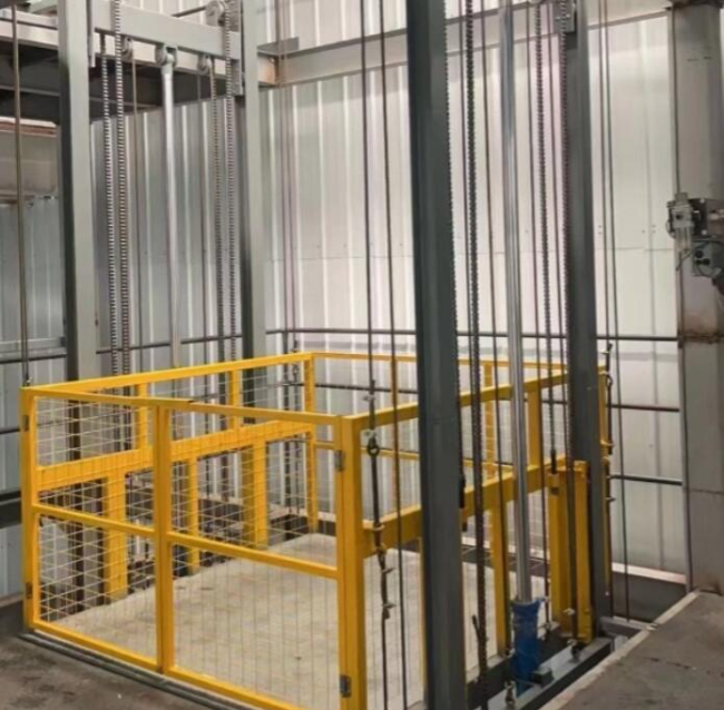 福海导轨式升降机一般加工周期